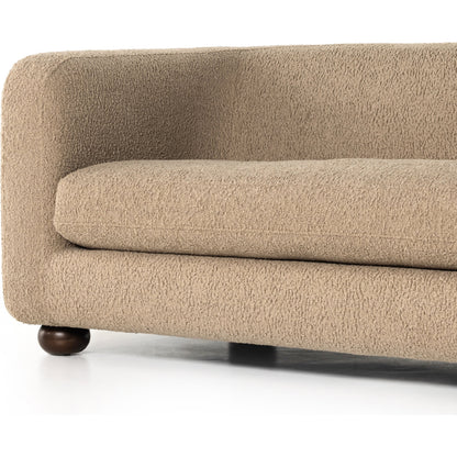 Gidget Sofa by Four Hands in almond. Made from unique in a transitional style.
