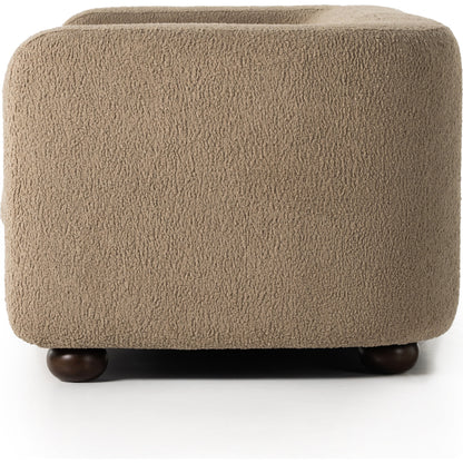 Gidget Sofa by Four Hands in almond. Made from unique in a transitional style.