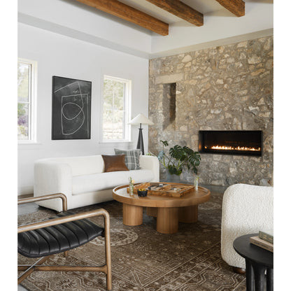 Gidget Sofa by Four Hands in almond. Made from unique in a transitional style.