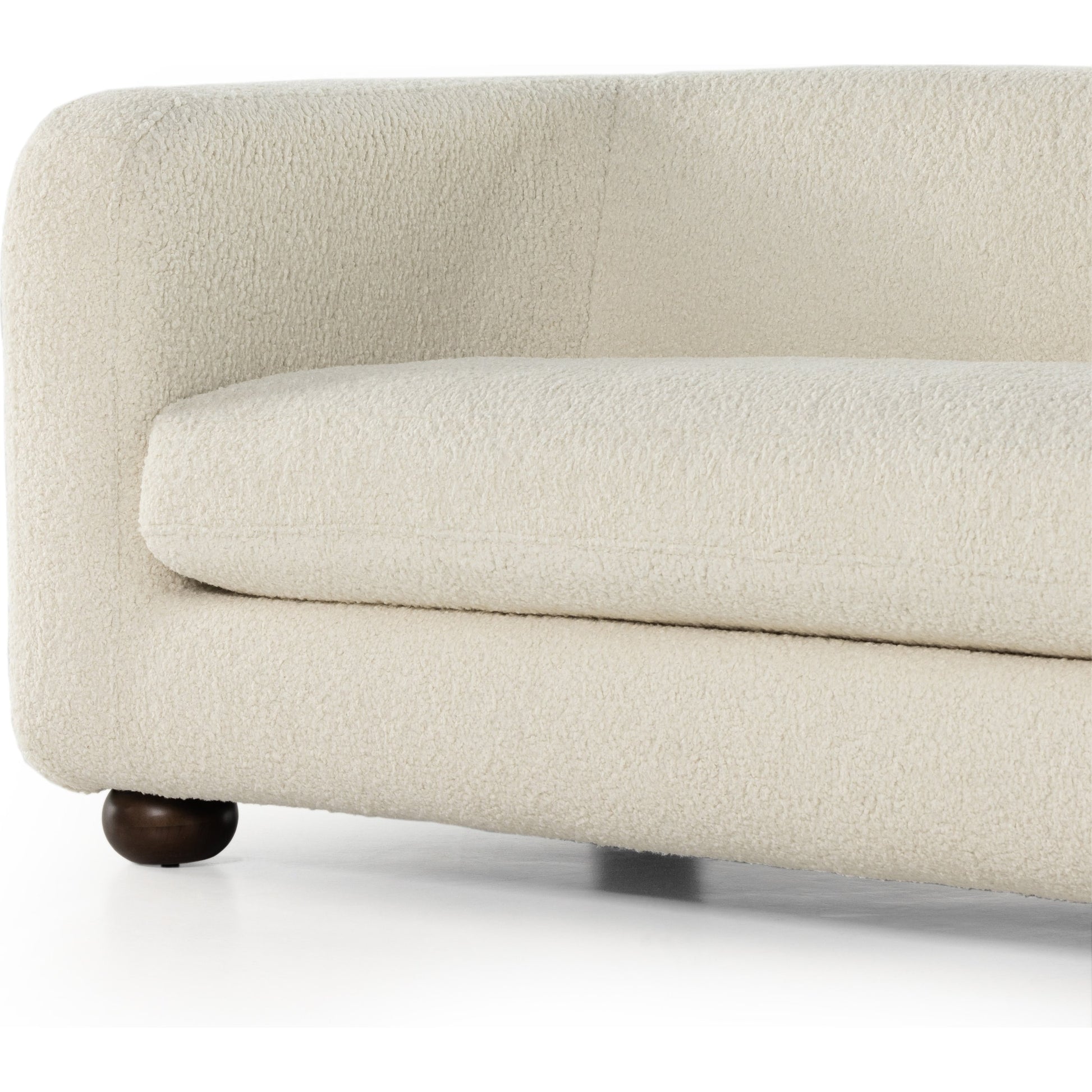 Gidget Sofa by Four Hands in almond. Made from unique in a transitional style.