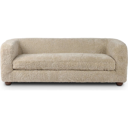 Gidget Sofa by Four Hands in almond. Made from unique in a transitional style.