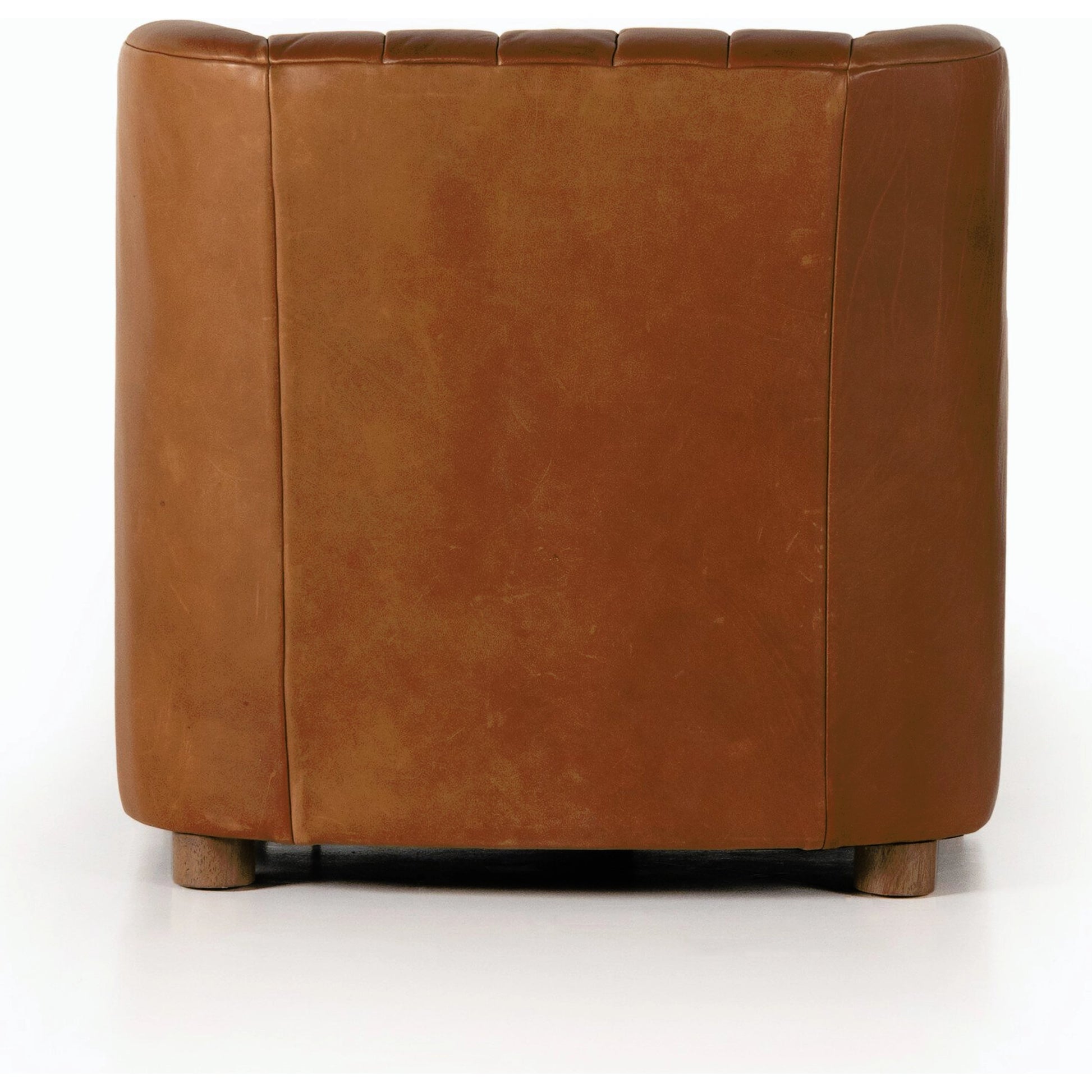 Elora Chair by Four Hands in sheepskin camel. Made from 100% polyester, solid parawood, 100% polypropylene in a transitional style.