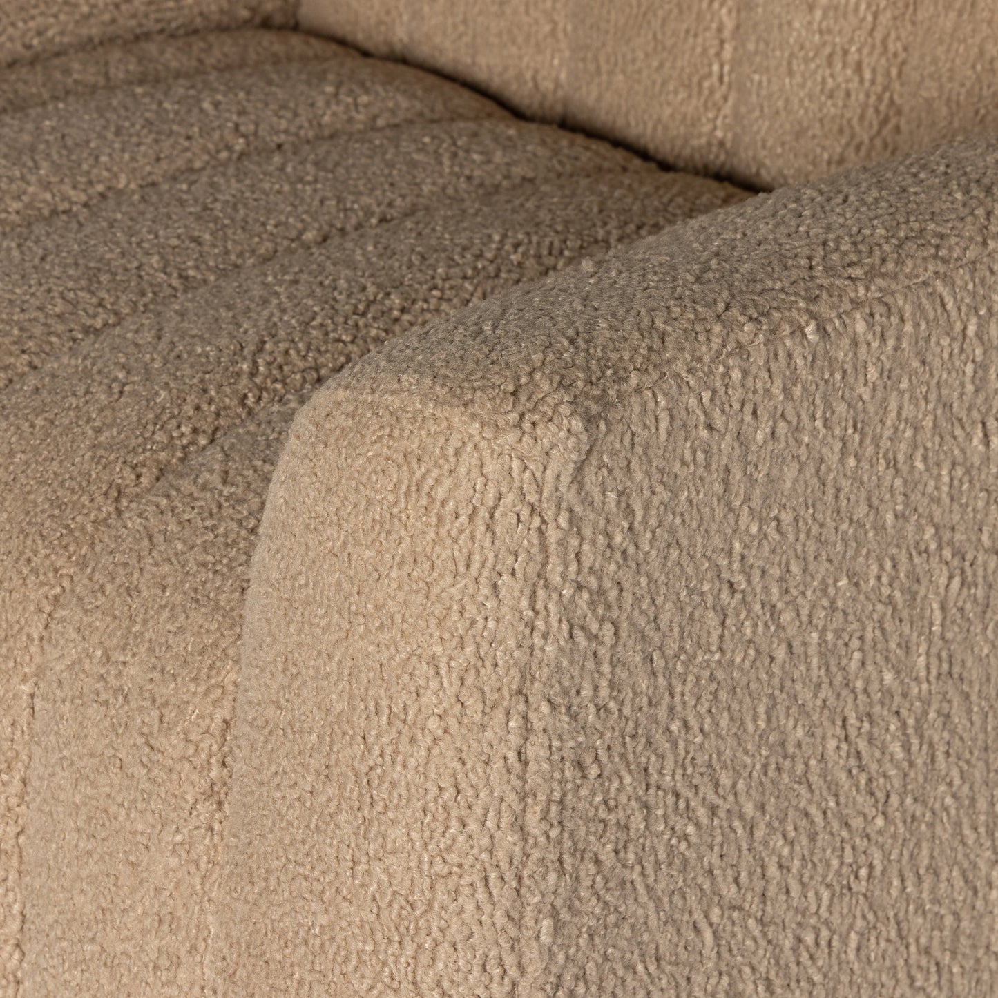 006 SI-1980359 | Additional Silo | Elora Chair by Four Hands in sheepskin camel. Made from 100% polyester, solid parawood, 100% polypropylene in a transitional style.