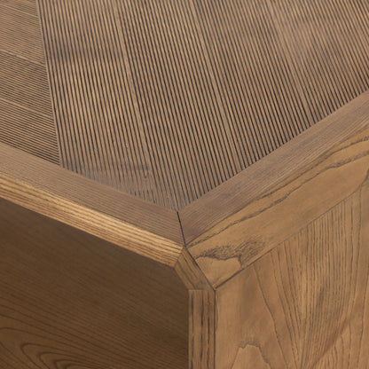 Caspian Coffee Table by Four Hands. Made from resawn, ash veneer in a transitional style.