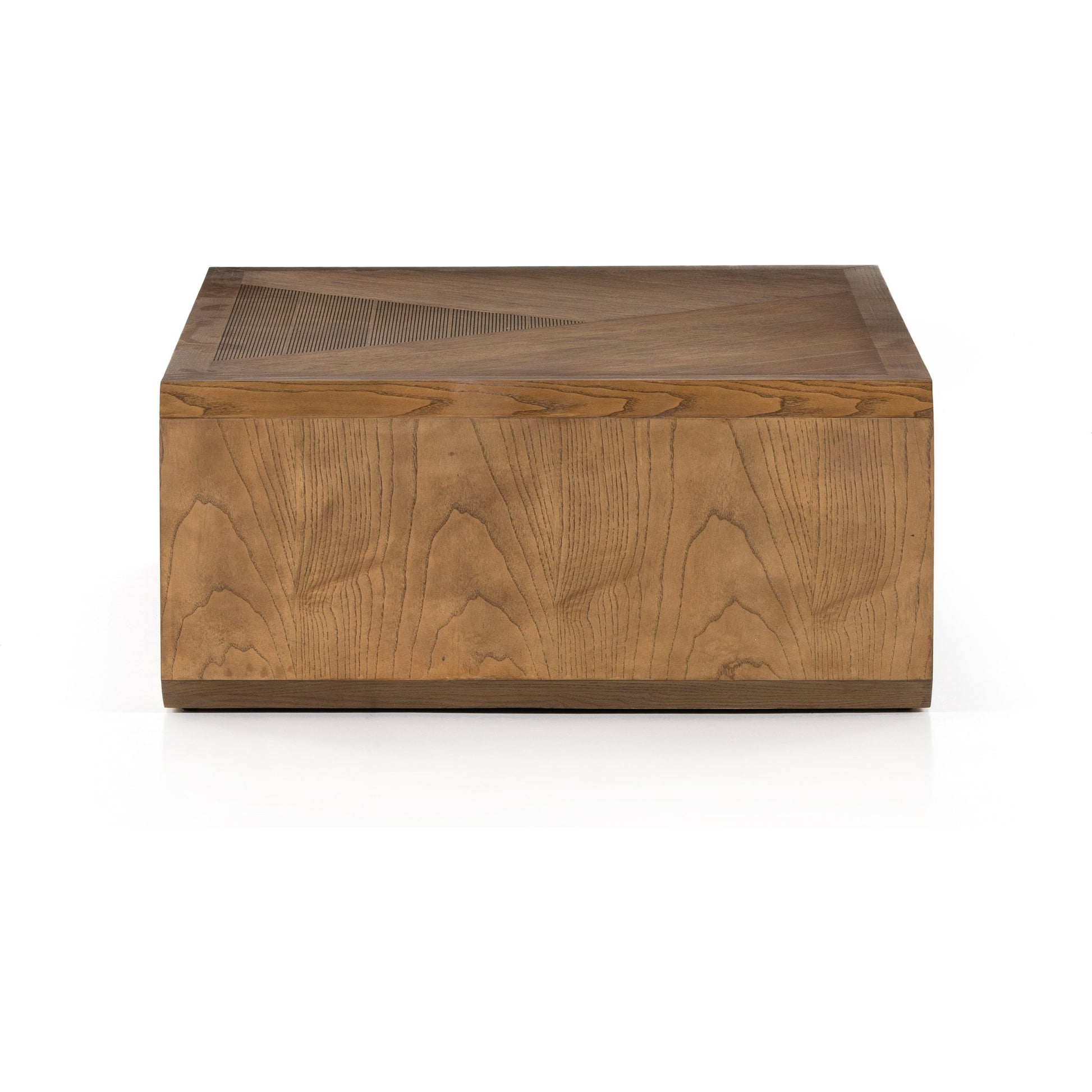 Caspian Coffee Table by Four Hands. Made from resawn, ash veneer in a transitional style.