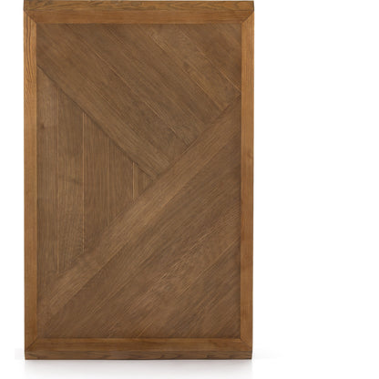 Caspian Coffee Table by Four Hands. Made from resawn, ash veneer in a transitional style.