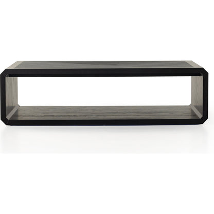 Caspian Coffee Table by Four Hands. Made from resawn, ash veneer in a transitional style.