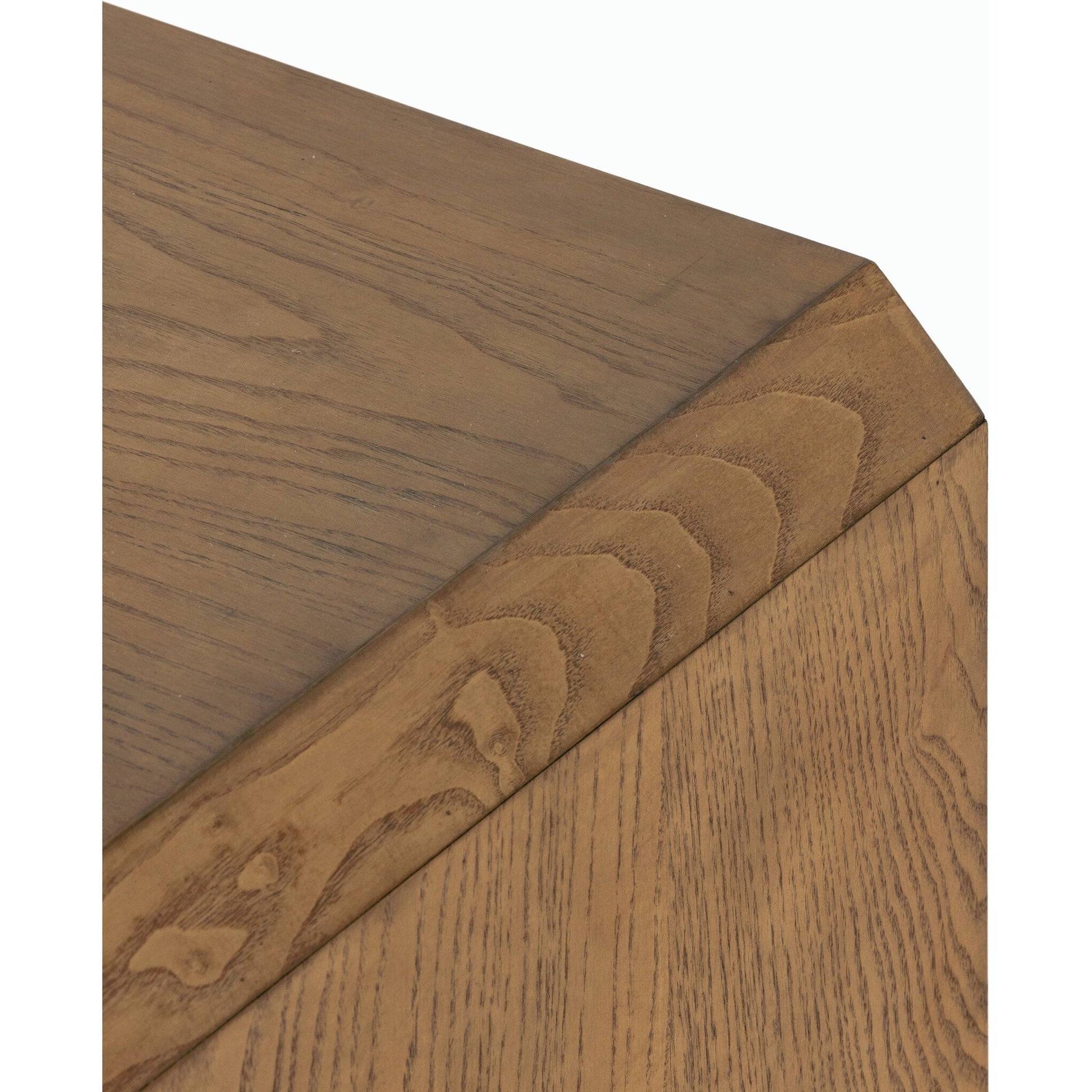 Caspian Console Table by Four Hands. Made from ash veneer, resawn, iron in a modern style.