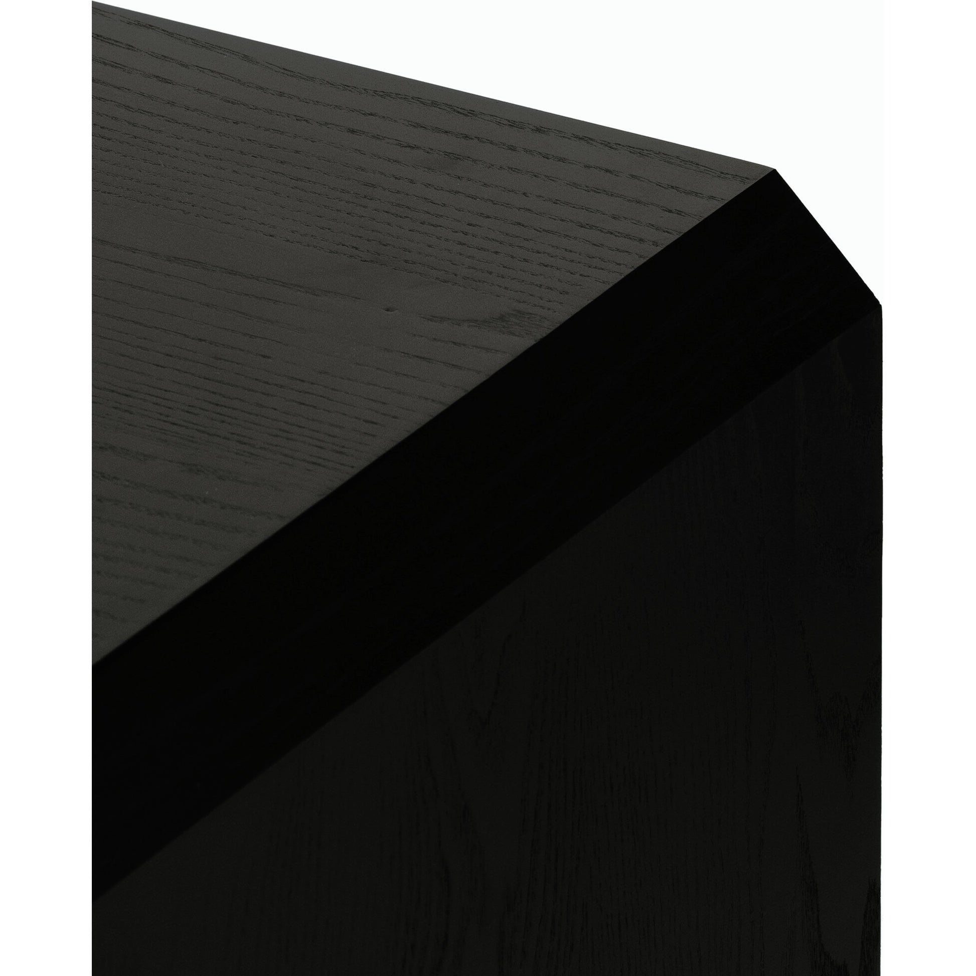 Caspian Console Table by Four Hands. Made from ash veneer, resawn, iron in a modern style.