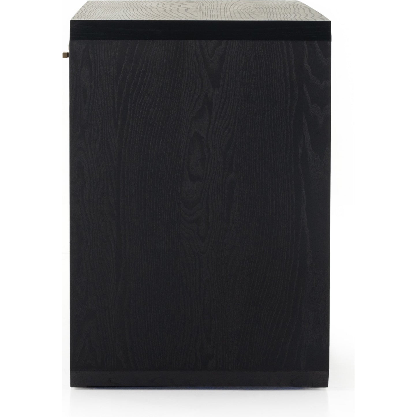 010 SI-1902703 | Additional Silo | Caspian Console Table by Four Hands. Made from ash veneer, resawn, iron in a modern style.