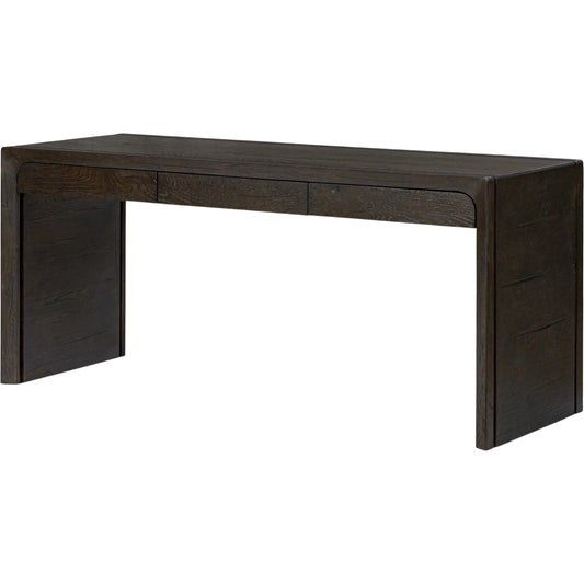 Henry Desk by Four Hands in rustic grey. Made from unique in a modern style.