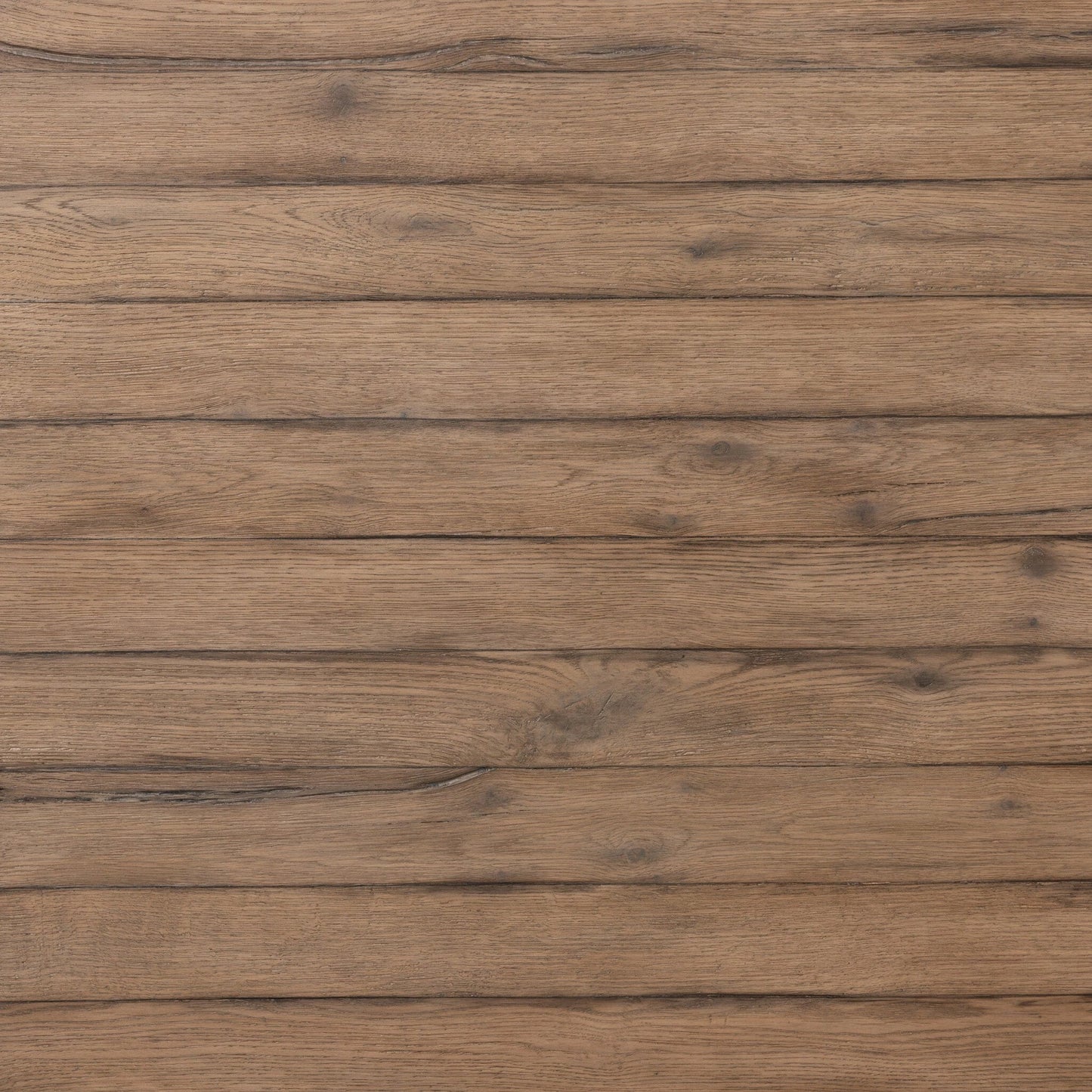 009 SI-2001462 | Closeup | Henry Dining Table by Four Hands in rustic grey. Made from thick oak veneer, solid reclaimed oak, engineered hardwood in a modern style.