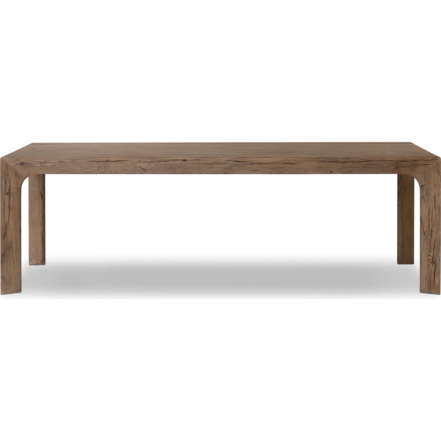 002 SI-2001462 | Additional Silo | Henry Dining Table by Four Hands in rustic grey. Made from thick oak veneer, solid reclaimed oak, engineered hardwood in a modern style.