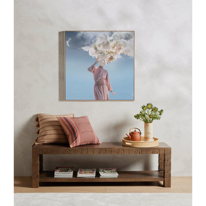Melted Woman by Getty Images by Four Hands in white oak. Made from vertical grain floater white oak in a eclectic & global style.