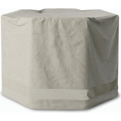 Weatherproof Outdoor Dining Set Cover by Four Hands in baron grey, baron mesh and baron grey. Made from 100% polyester, 70% polyvinyl chloride (pvc), 30% polyester in a modern style.