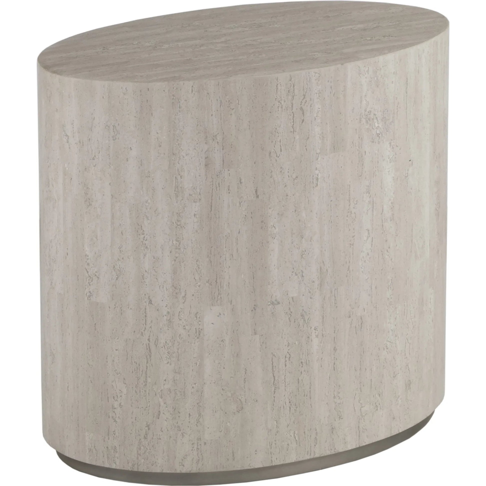 Cassio Oval Side Table by Artistica Home in creamy white. Made from unique in a unique style.