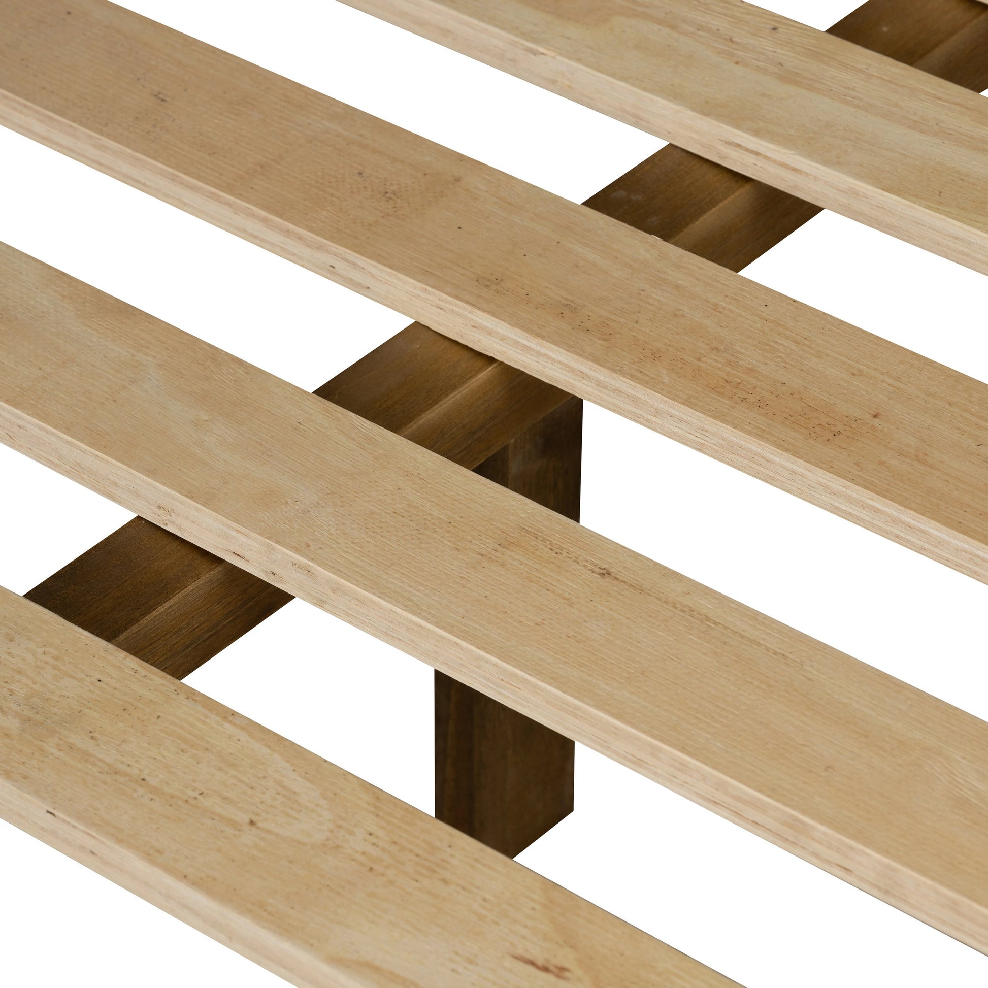 Meadow Bed by Four Hands in tawny oak. Made from oak veneer in a modern style.