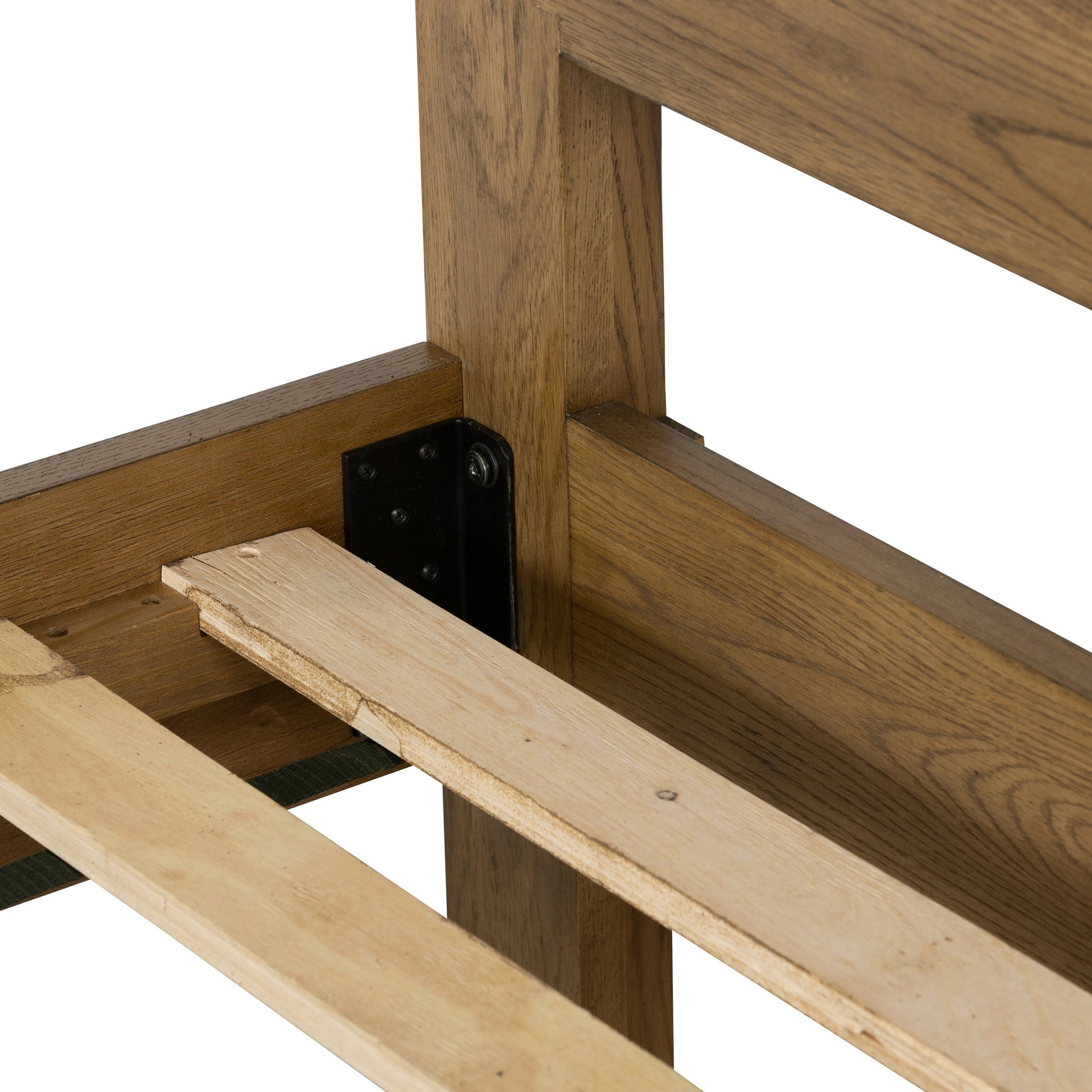 Meadow Bed by Four Hands in tawny oak. Made from oak veneer in a modern style.
