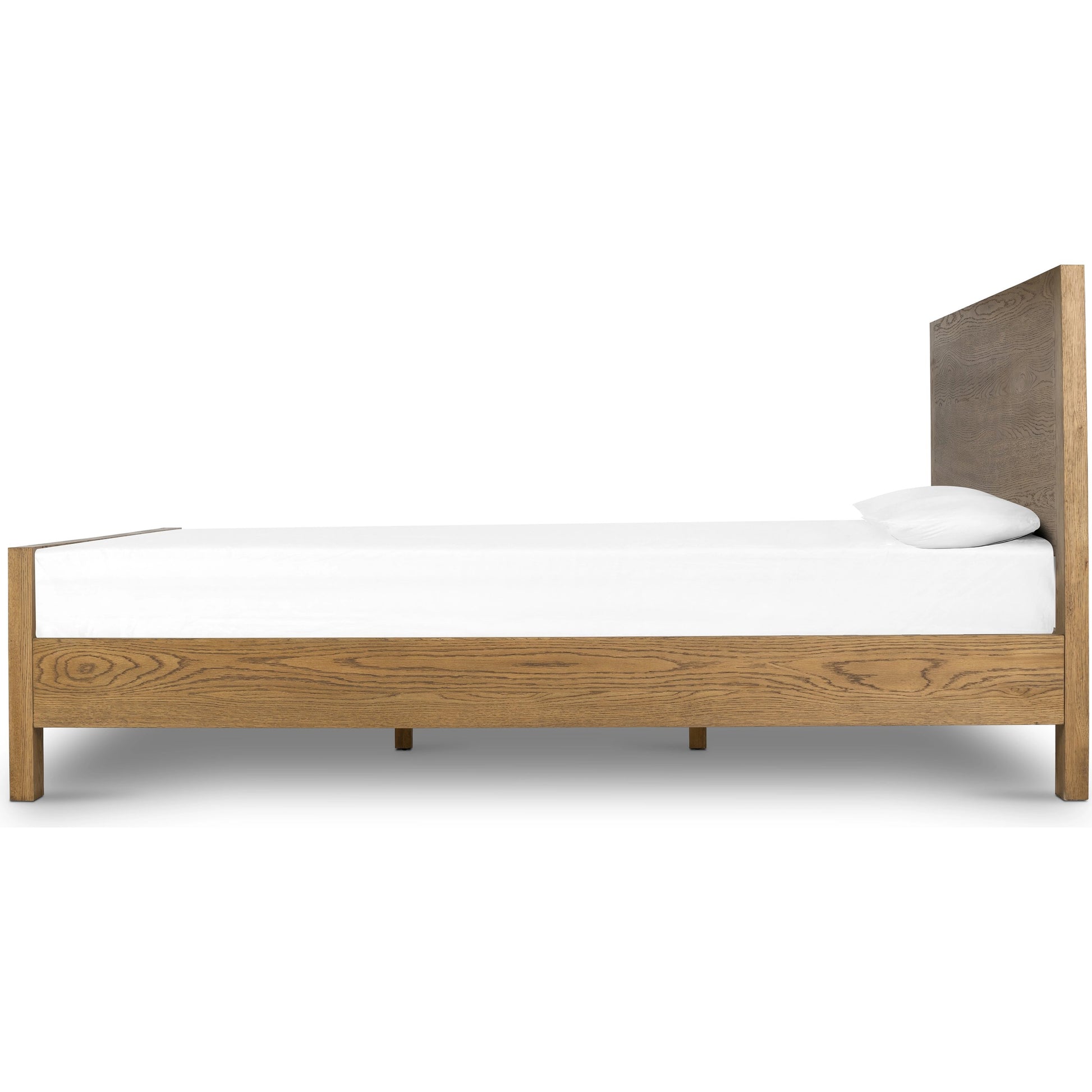 Meadow Bed by Four Hands in tawny oak. Made from oak veneer in a modern style.