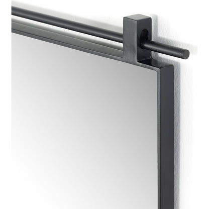 Chico Small Arch Mirror by Four Hands. Made from iron, engineered hardwood, mirror in a cottage & farmhouse style.