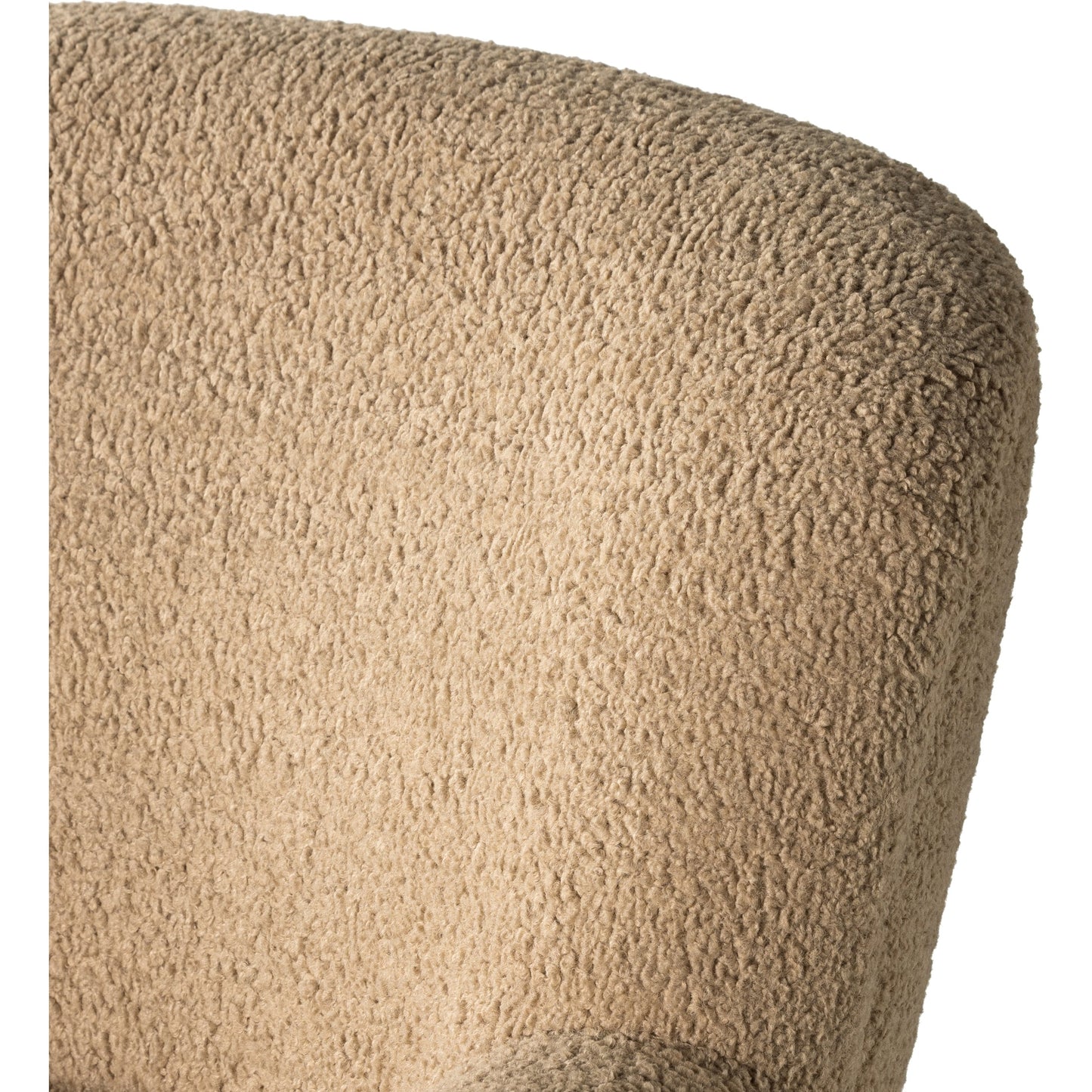 009 SI-1902880 | Additional Silo | Kadon Swivel Chair by Four Hands in sheepskin camel. Made from 100% polyester, eucalyptus plywood, 100% polypropylene in a modern style.