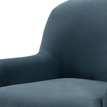 Kadon Blue Swivel Chair by Four Hands in surrey bay. Made from 76.8% cotton, 23.2% polyester in a eclectic & global style.