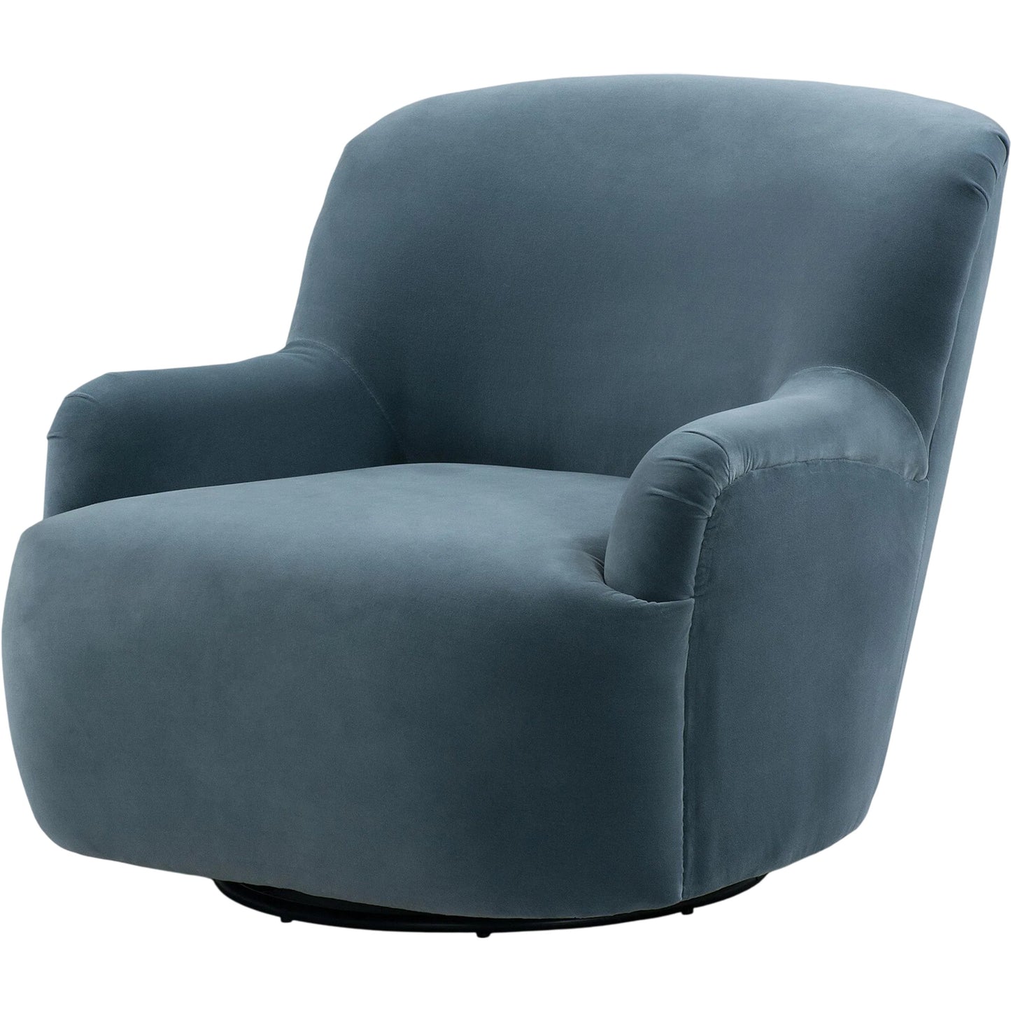 001 SI-2473245 | Primary Silo | Kadon Blue Swivel Chair by Four Hands in surrey bay. Made from 76.8% cotton, 23.2% polyester in a eclectic & global style.