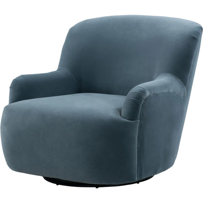 Kadon Blue Swivel Chair by Four Hands in surrey bay. Made from 76.8% cotton, 23.2% polyester in a eclectic & global style.