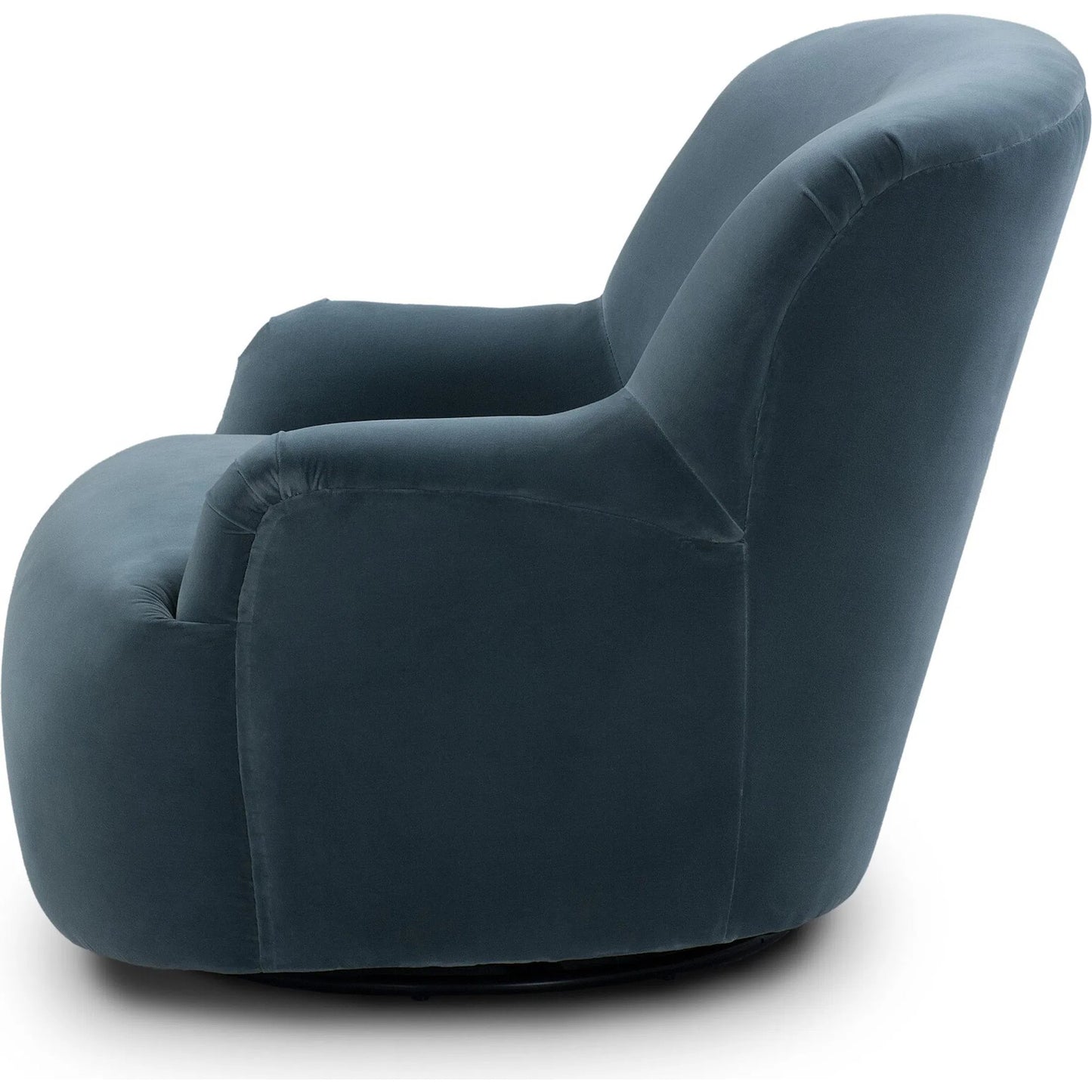 003 SI-2473245 | Additional Silo | Kadon Blue Swivel Chair by Four Hands in surrey bay. Made from 76.8% cotton, 23.2% polyester in a eclectic & global style.