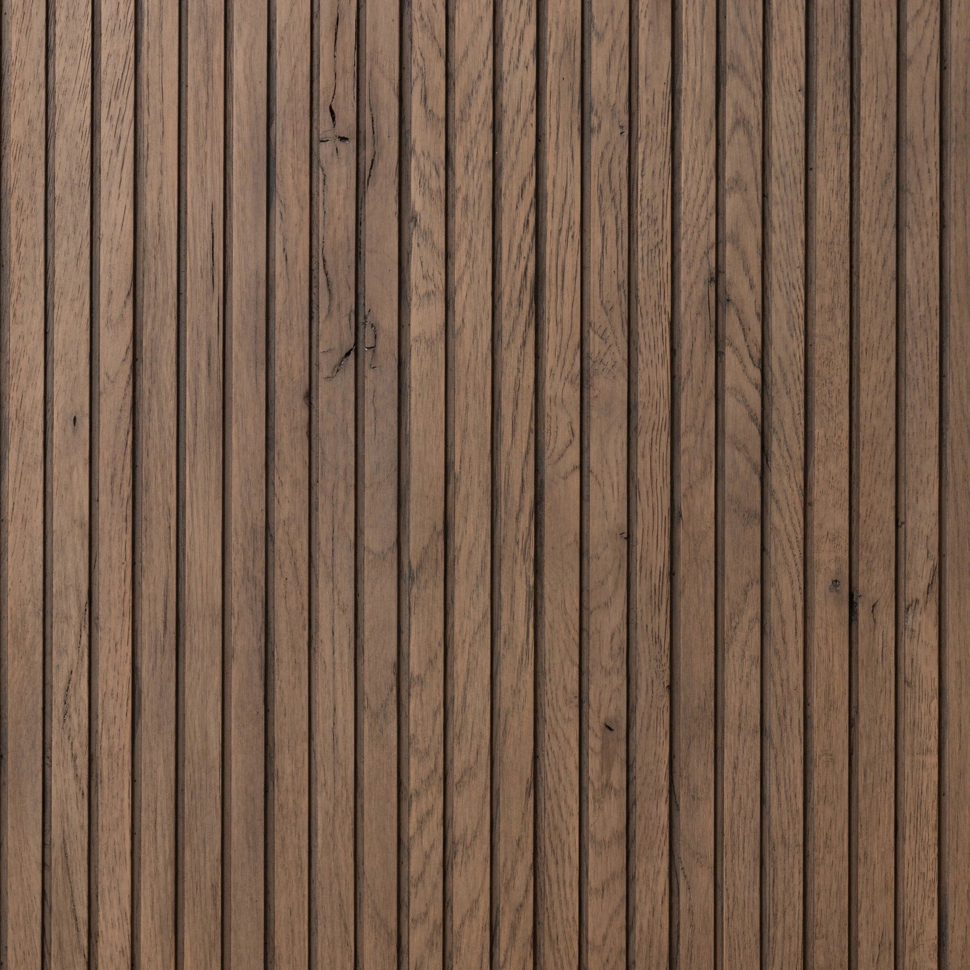 Leo Bed by Four Hands in rustic grey. Made from thick oak veneer, solid oak in a modern style.