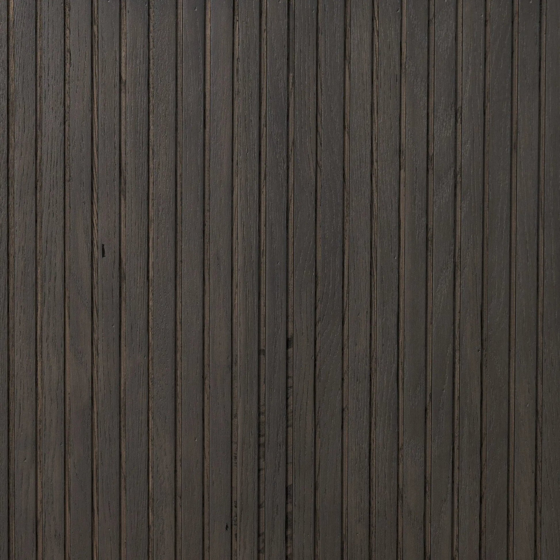 Leo Bed by Four Hands in smoked black, smoked black veneer. Made from solid oak, thick oak veneer in a unique style.