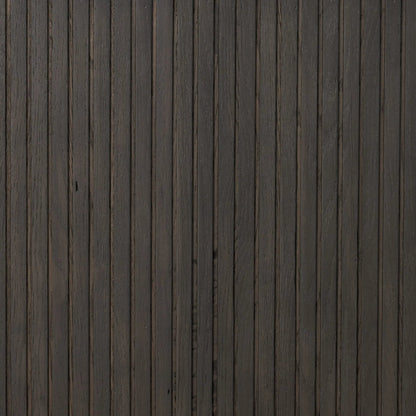 Leo Bed by Four Hands in smoked black, smoked black veneer. Made from solid oak, thick oak veneer in a unique style.