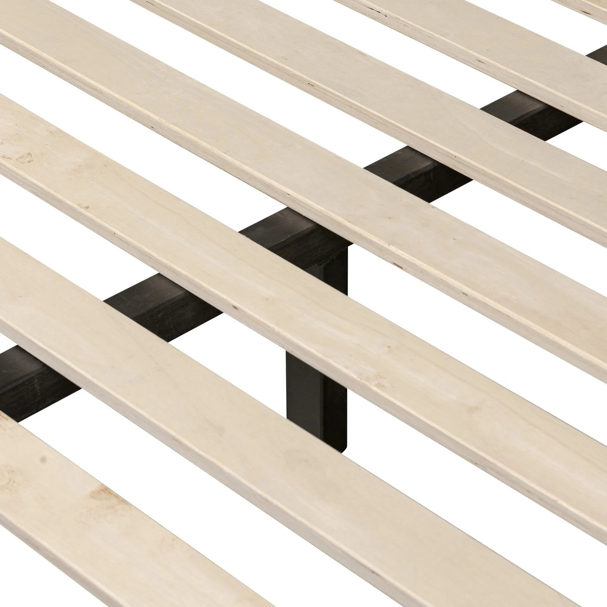 Leo Bed by Four Hands in smoked black, smoked black veneer. Made from solid oak, thick oak veneer in a unique style.