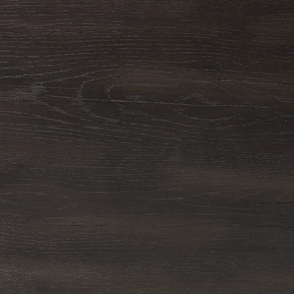 Leo 6 Drawer Dresser by Four Hands in smoked black, smoked black veneer. Made from solid oak, thick oak veneer in a unique style.
