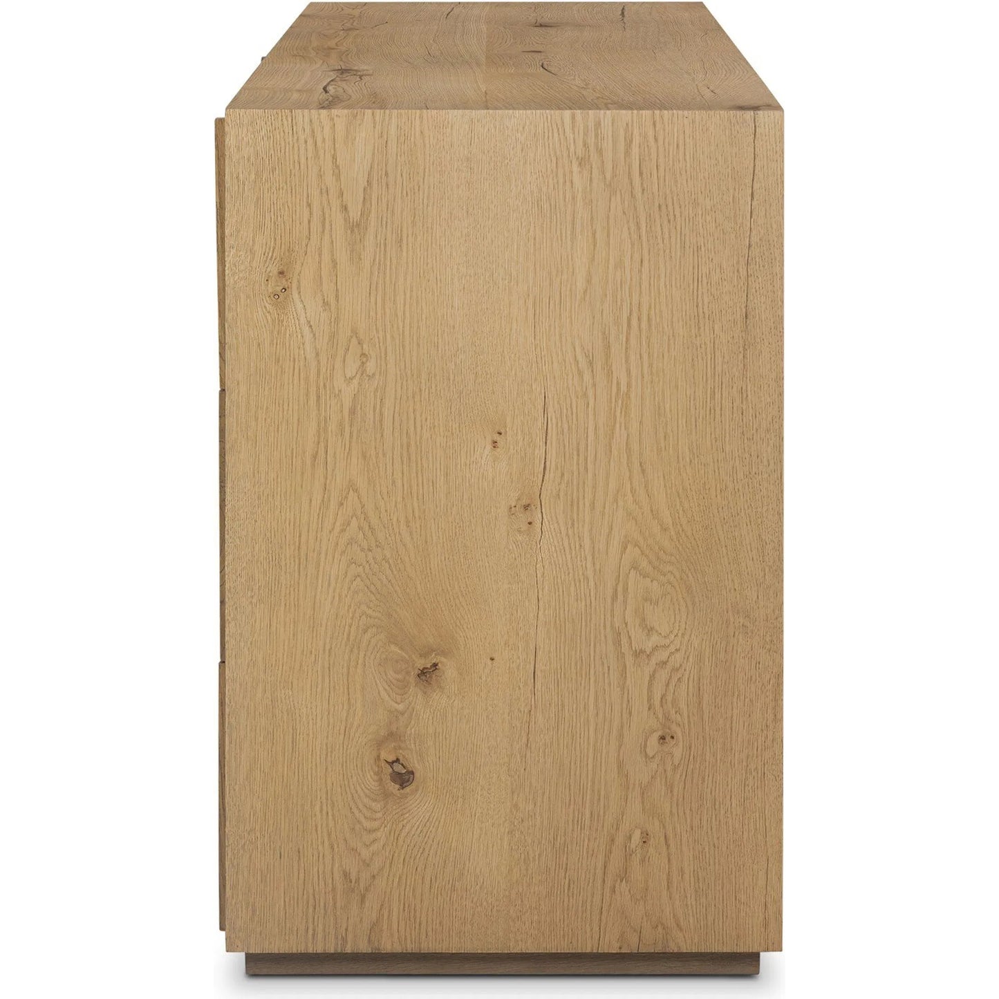 003 SI-2519225 | Additional Silo | Leo 6 Drawer Dresser by Four Hands in rustic light natural oak, rustic light natural oak veneer. Made from solid oak, thick oak veneer in a transitional style.