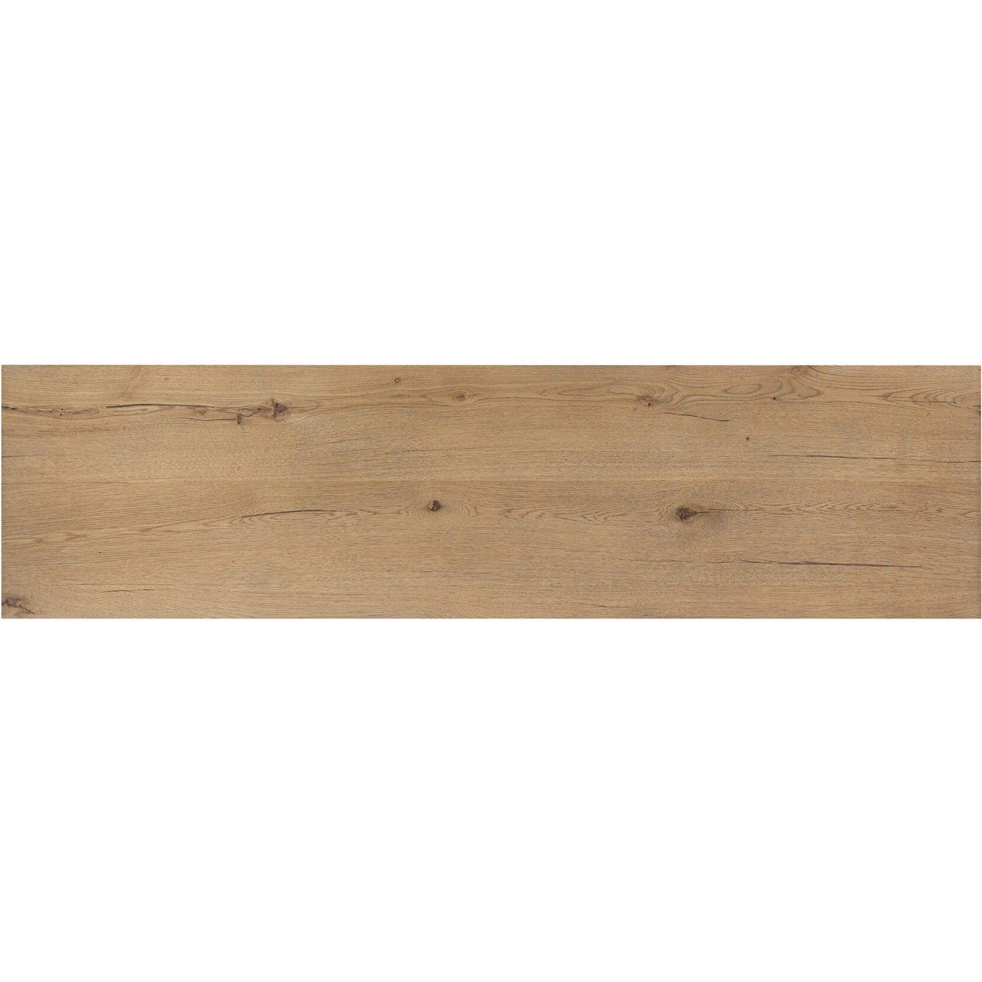 Leo 6 Drawer Dresser by Four Hands in rustic light natural oak, rustic light natural oak veneer. Made from solid oak, thick oak veneer in a transitional style.