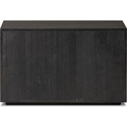 Leo Nightstand by Four Hands. Made from thick oak veneer, solid oak in a transitional style.