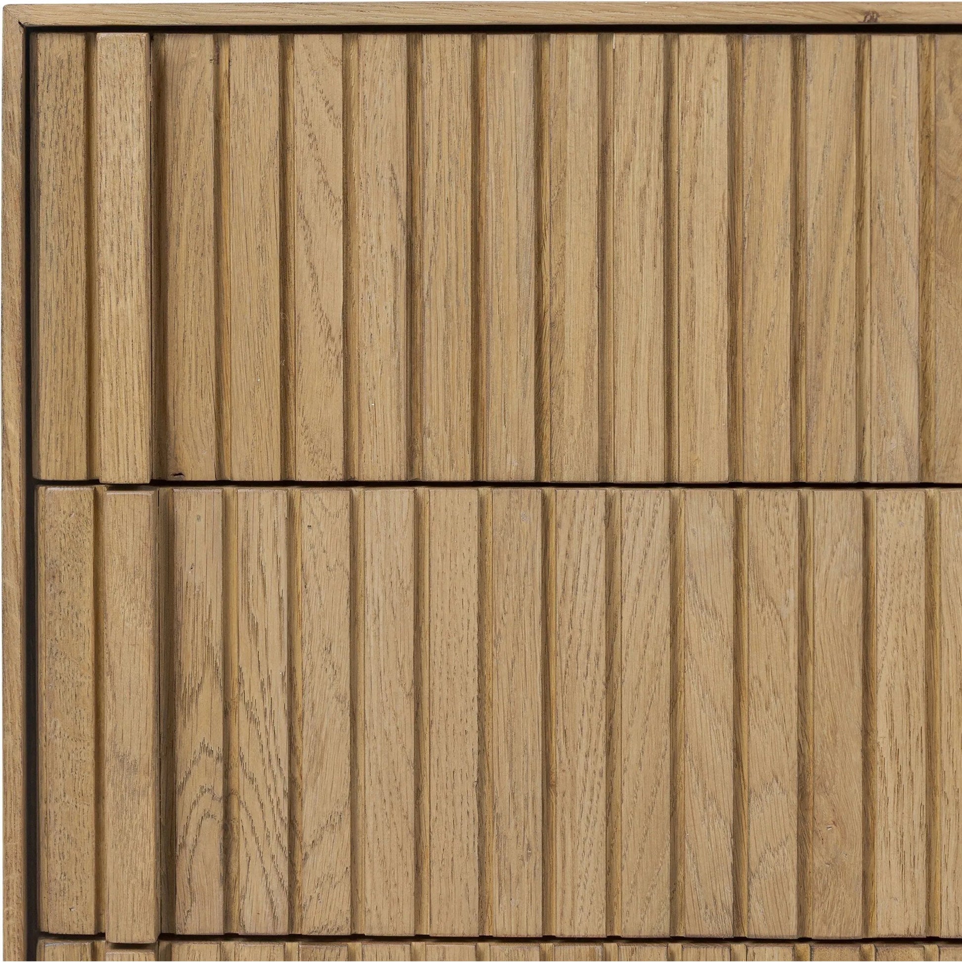 Leo Nightstand by Four Hands. Made from thick oak veneer, solid oak in a transitional style.