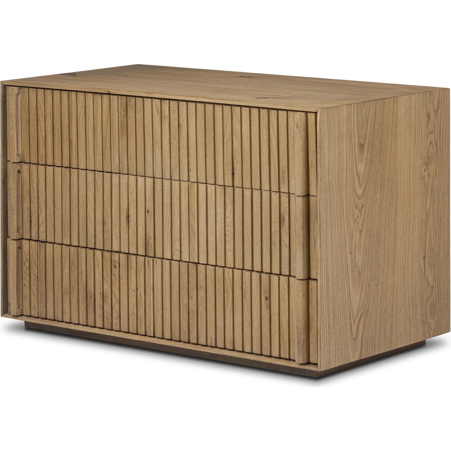 001 SI-2519226 | Primary Silo | Leo Nightstand by Four Hands. Made from thick oak veneer, solid oak in a transitional style.