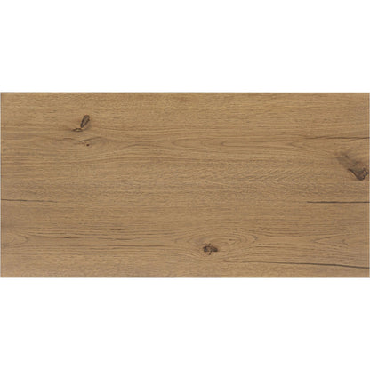 Leo Nightstand by Four Hands. Made from thick oak veneer, solid oak in a transitional style.