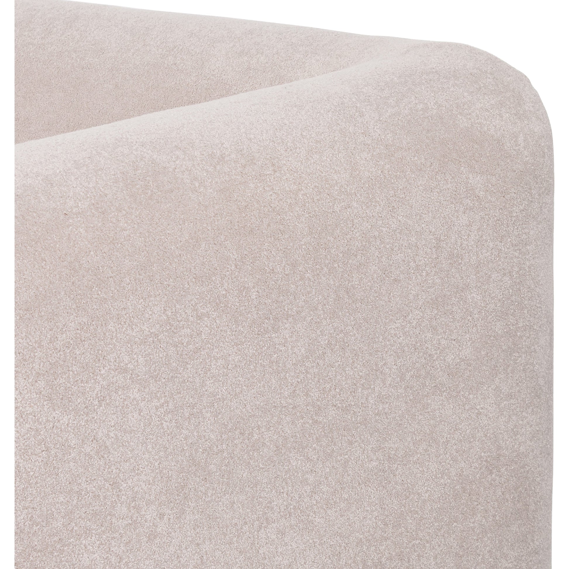 Mitchell Sofa by Four Hands in piermont sand. Made from 100% polyester, eucalyptus plywood, 100% polypropylene in a transitional style.