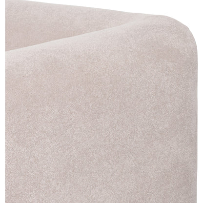 Mitchell Sofa by Four Hands in piermont sand. Made from 100% polyester, eucalyptus plywood, 100% polypropylene in a transitional style.