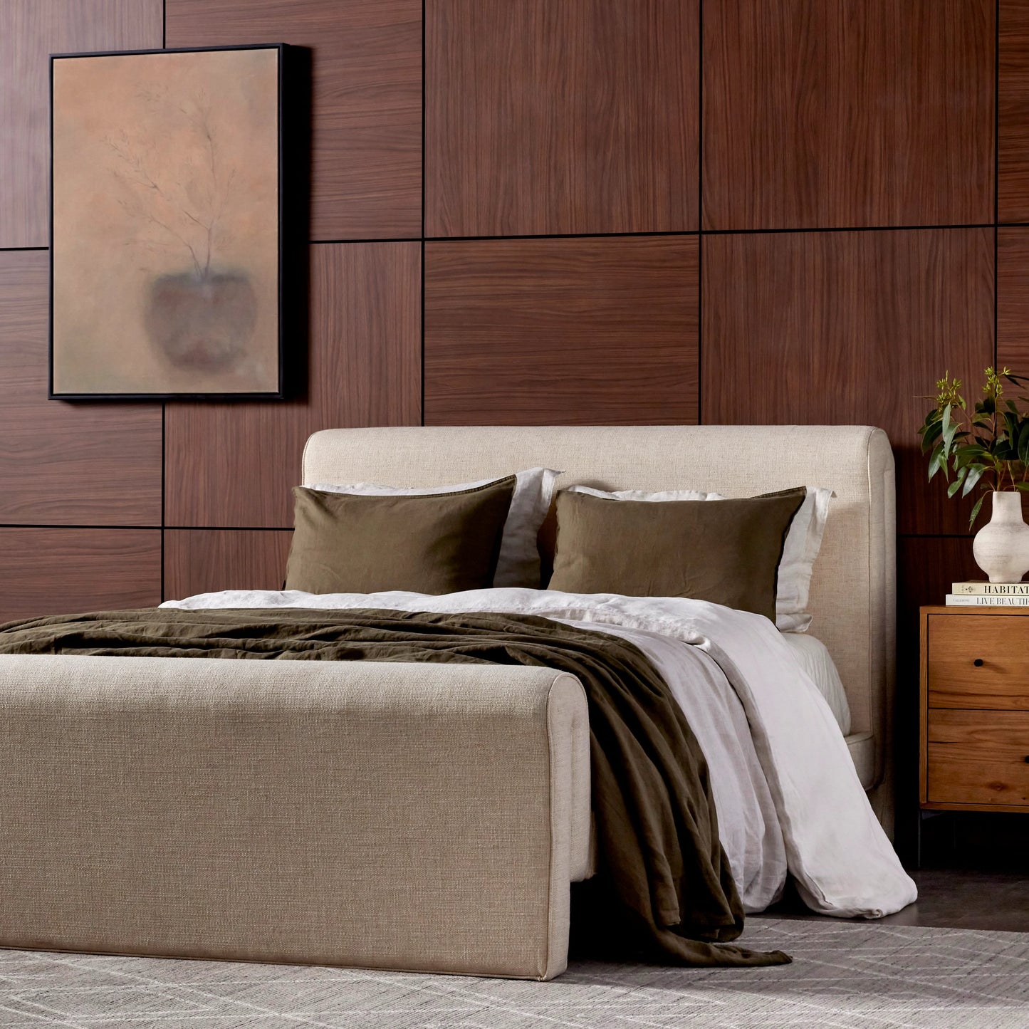 049 SI-1980586 | Lifestyle | Mitchell Bed by Four Hands. Made from unique in a modern style.