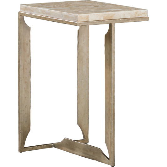 Woodrow Spot Table by Artistica Home in bronze leaf. Made from unique in a modern style.
