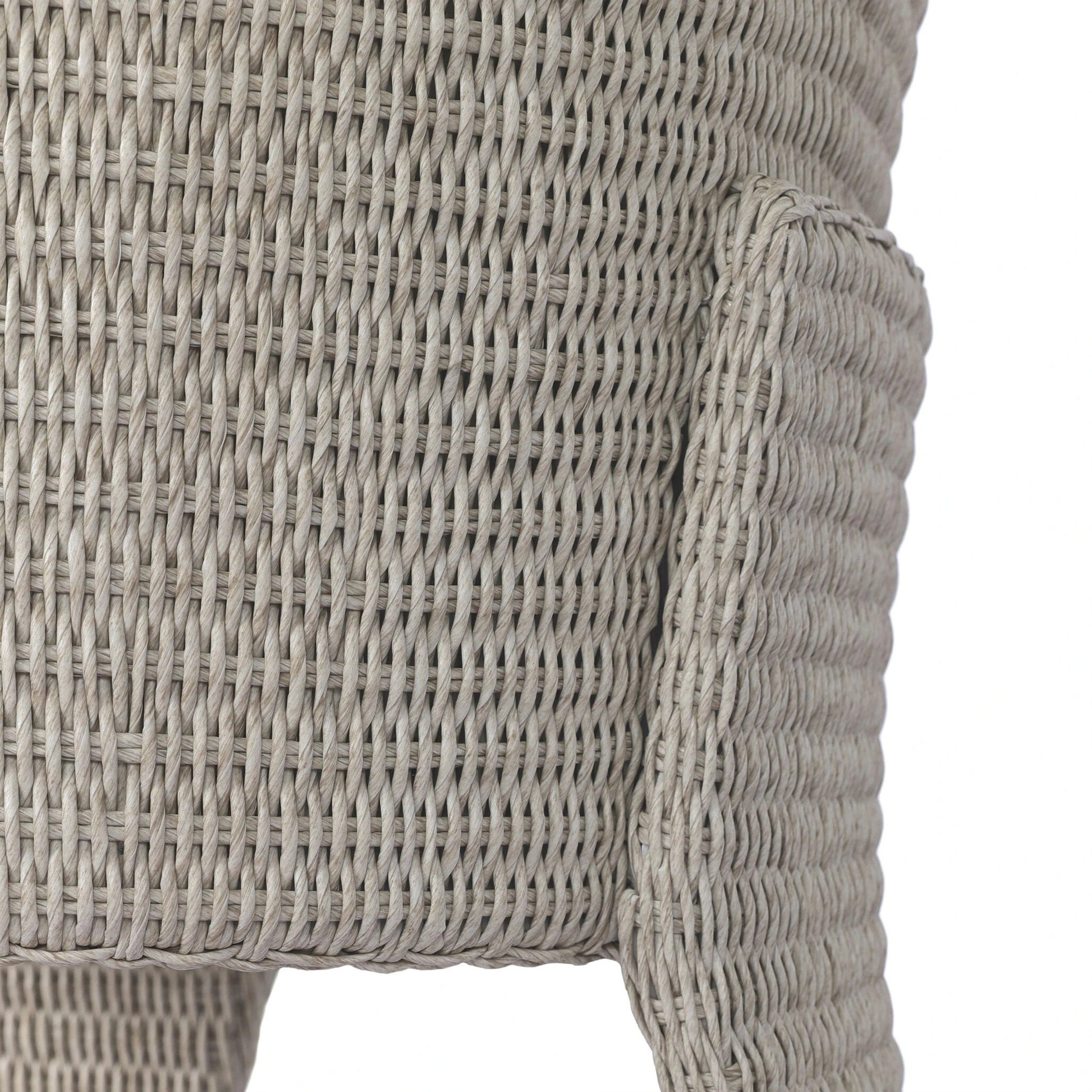 Fae Outdoor Chair by Four Hands in stinson white. Made from 100% olefin, 100% polyethylene, 91% polyurethane foam pad, 9% polyester fiber batting in a modern style.