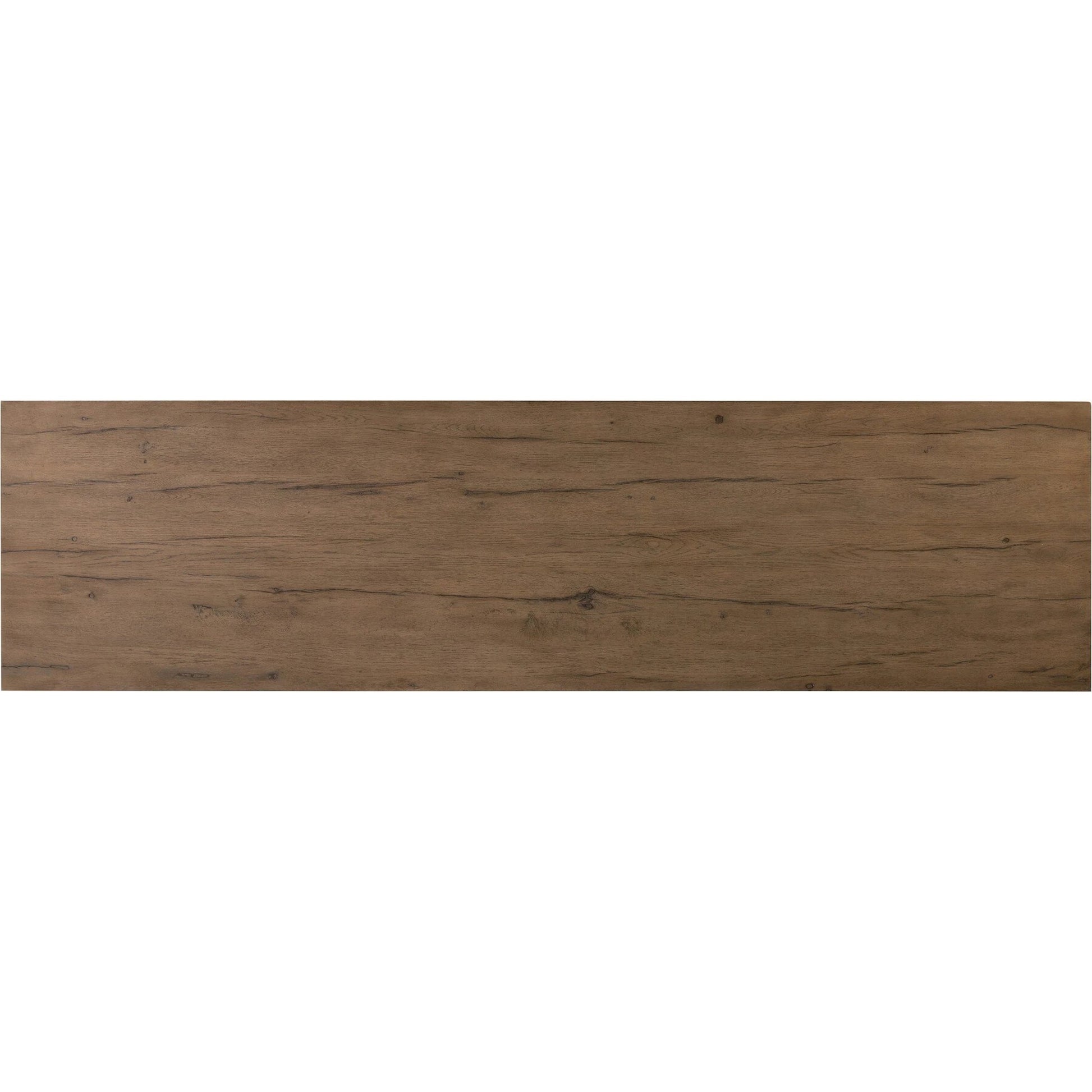 Leo Sideboard by Four Hands in rustic grey. Made from thick oak veneer, solid oak in a modern style.