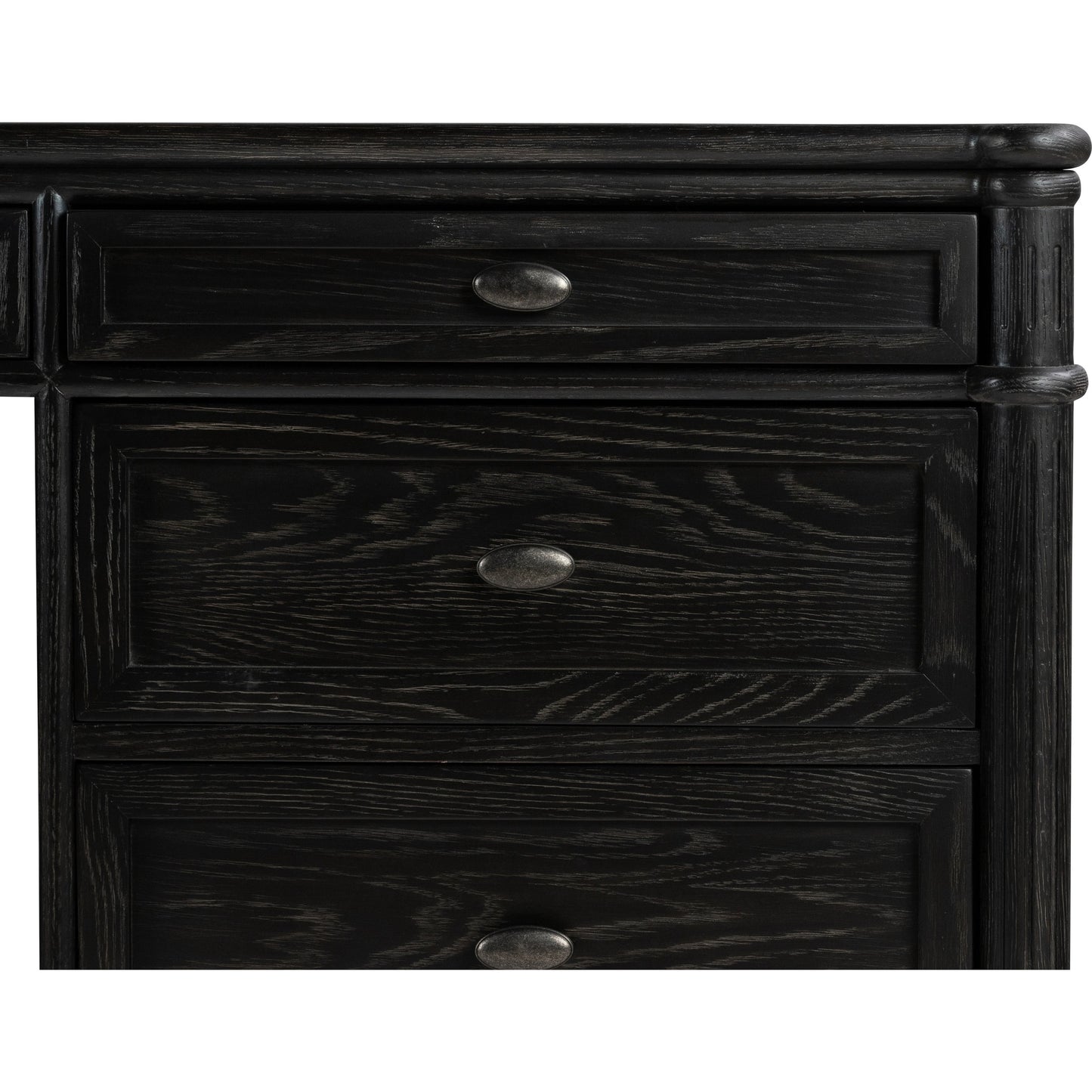 003 SI-1977874 | Additional Silo | Toulouse Executive Desk by Four Hands. Made from solid oak, oak veneer in a modern style.