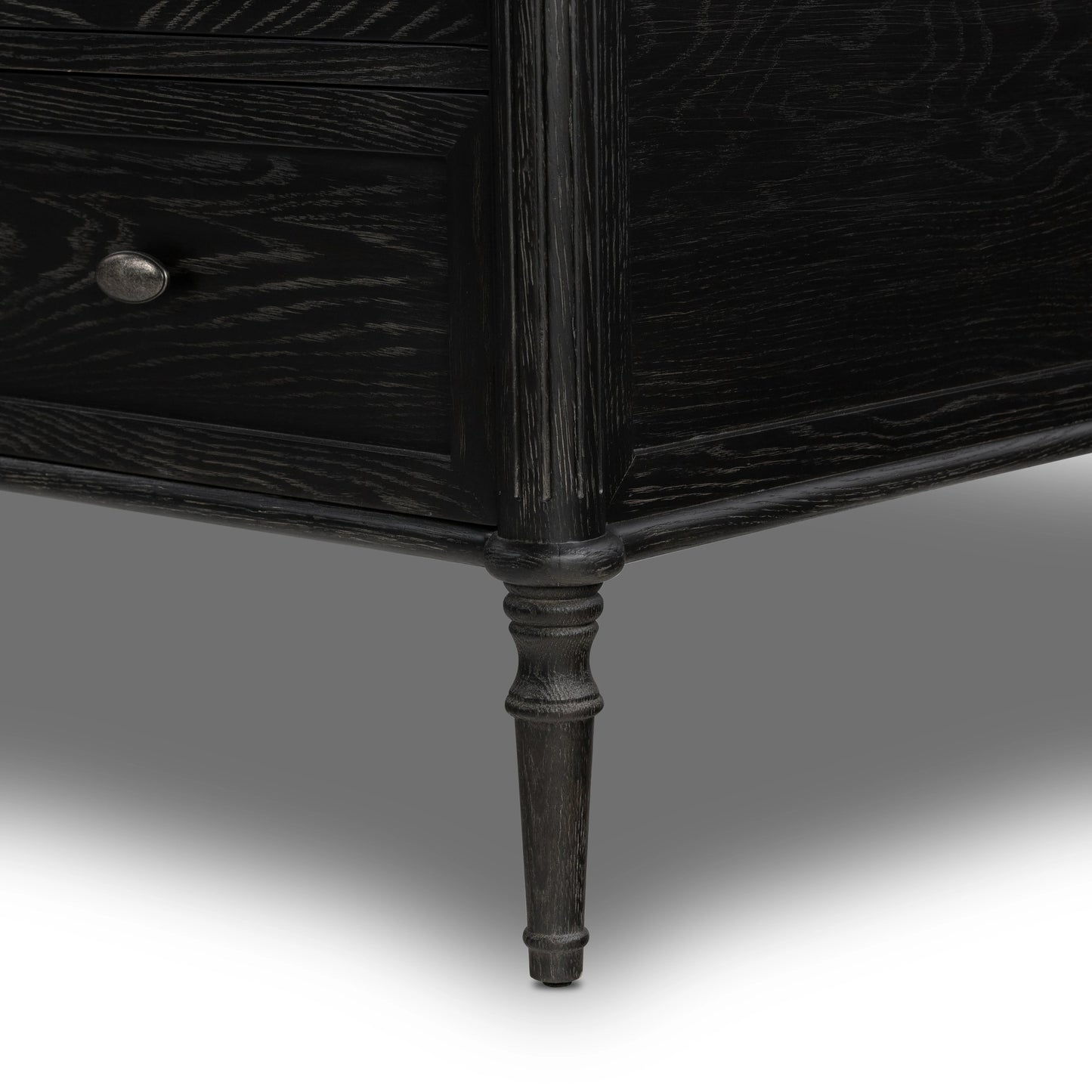 010 SI-1977874 | Additional Silo | Toulouse Executive Desk by Four Hands. Made from solid oak, oak veneer in a modern style.