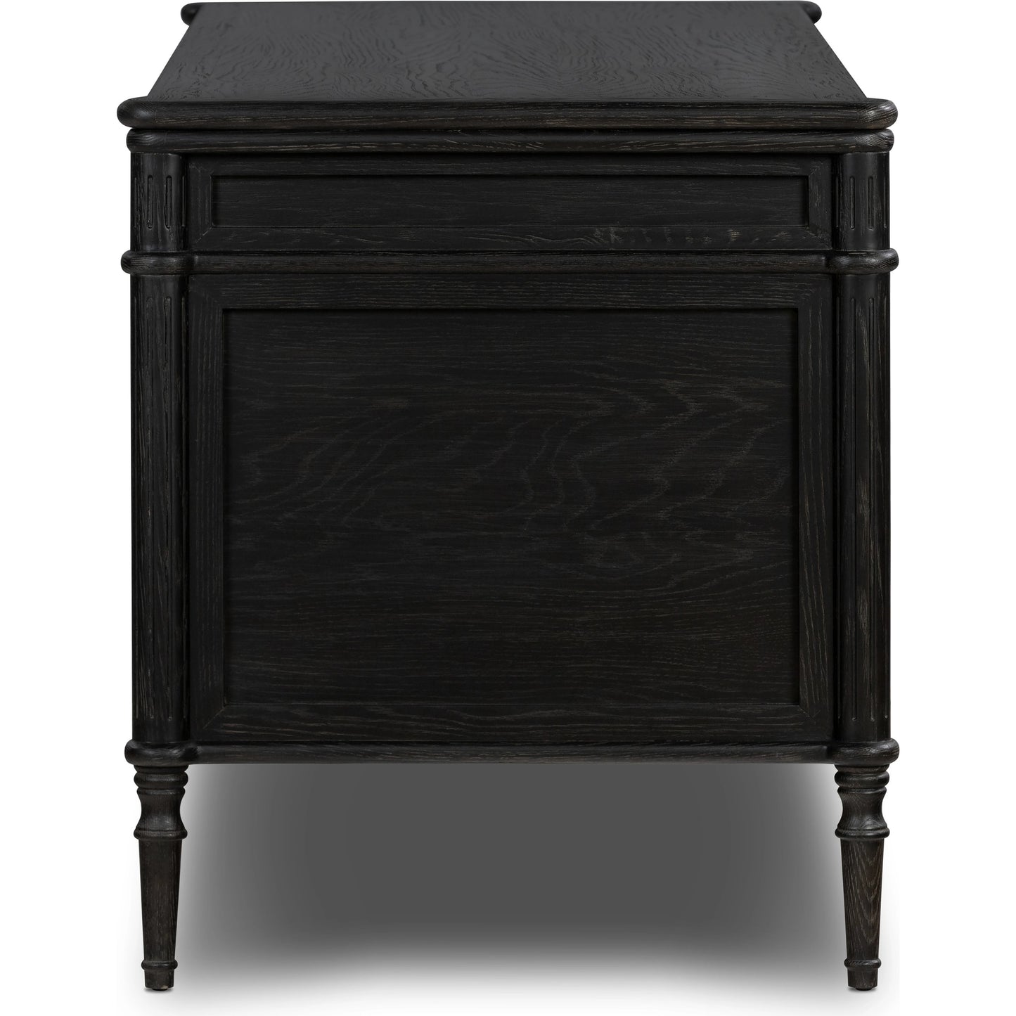008 SI-1977874 | Additional Silo | Toulouse Executive Desk by Four Hands. Made from solid oak, oak veneer in a modern style.