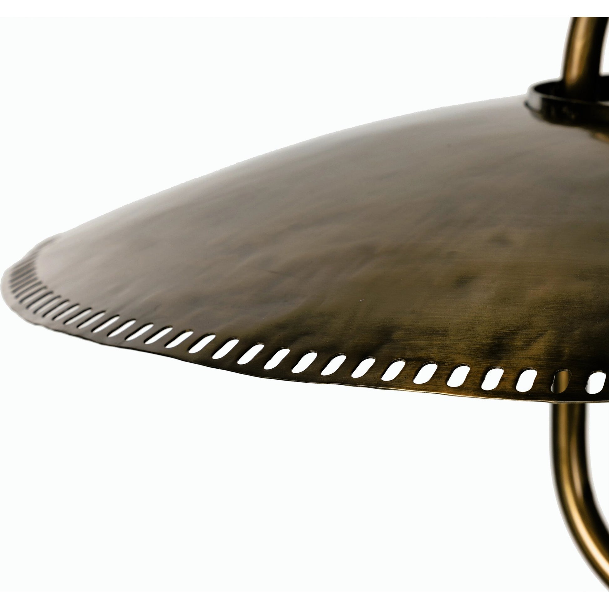 Arely Pendant by Four Hands in dark antique brass. Made from iron, thermoplastic, brass in a transitional style.